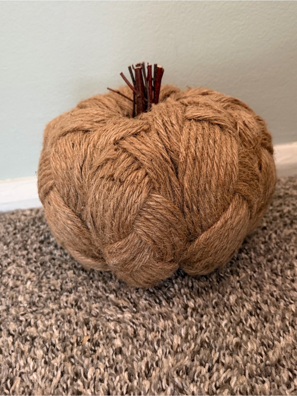 Burlap Pumpkin